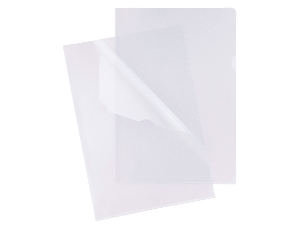 CARPETA ESSELTE DOSSIER UÑERO PLASTICO FOLIO TRANSPARENTE 110 MICRAS