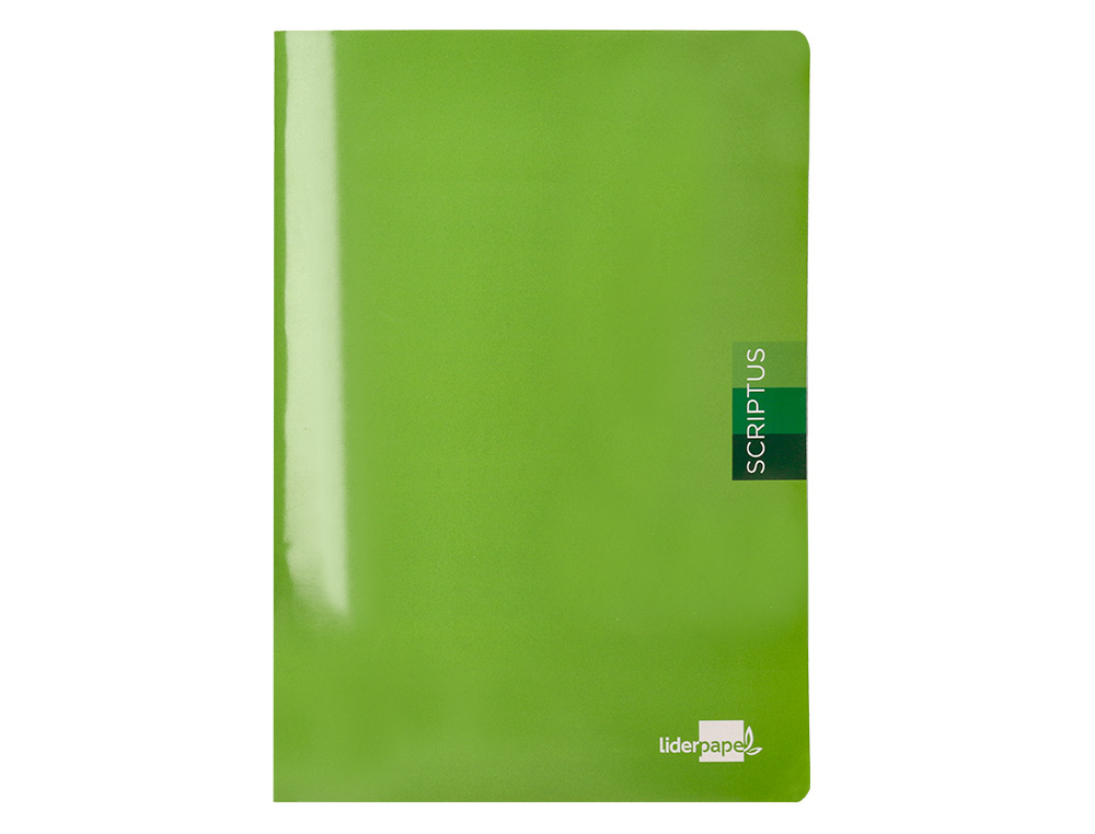 LIBRETA LIDERPAPEL SCRIPTUS A4 48 HOJAS 90GR CUADRO 5MM CON MARGEN COLORES SURTIDOS