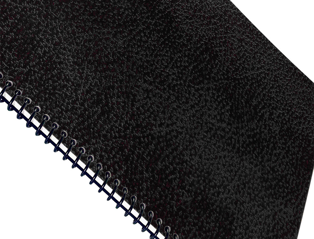 TAPA ENCUADERNACION LIDERPAPEL CARTON A4 1MM NEGRA PAQUETE DE 50 UNIDADES