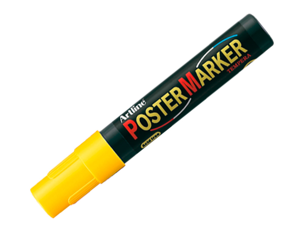 ROTULADOR ARTLINE POSTER MARKER EPP-4-AMA FLU PUNTA REDONDA 2 MM COLOR AMARILLO FLUOR