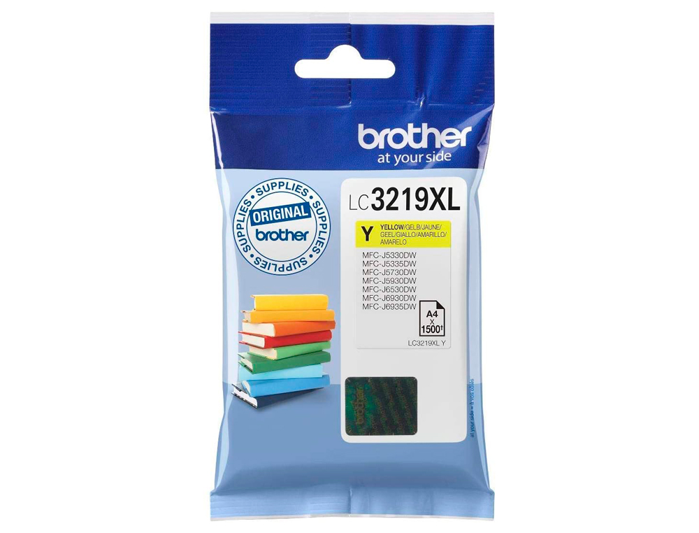 INK-JET BROTHER LC-3219XLY MFC-J6530DW / MFC-J6930DW AMARILLO 1.500 PAG