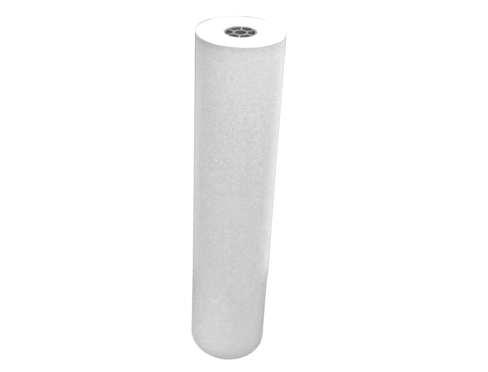 PAPEL KRAFT VERJURADO LIDERPAPEL BLANCO ANCHO 1MT LONGITUD 165 MT GRAMAJE 60 GR PESO 10 KG