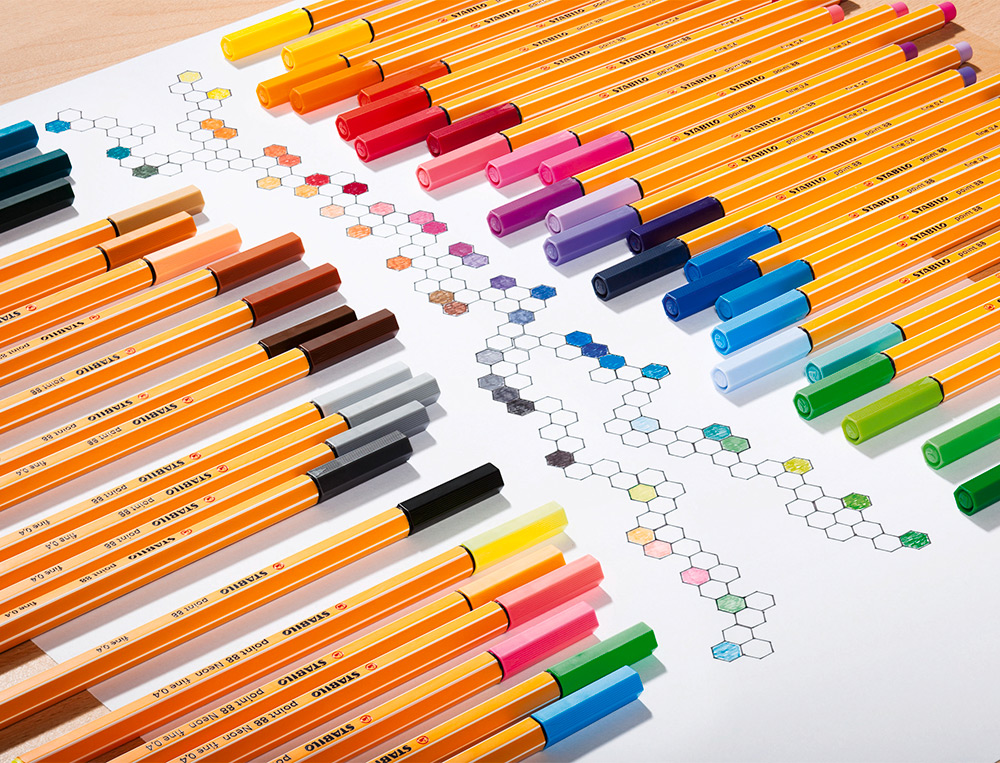 ROTULADOR STABILO PUNTA DE FIBRA POINT 88 ESTUCHE DE 30 UNIDADES SURTIDAS