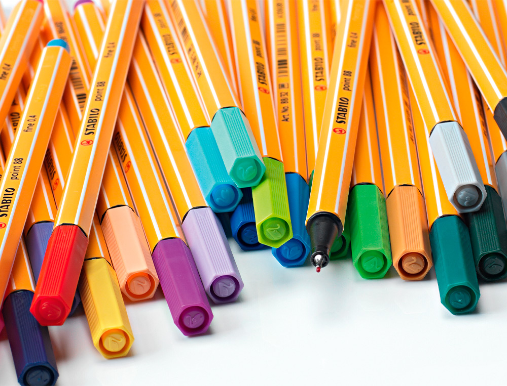 ROTULADOR STABILO PUNTA DE FIBRA POINT 88 ESTUCHE DE 30 UNIDADES SURTIDAS