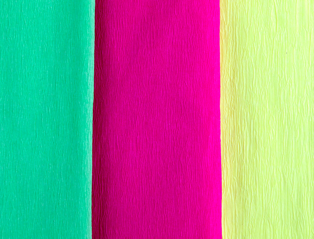 PAPEL CRESPON LIDERPAPEL 50 CM X 2,5 M 34G/M2 AMARILLO FLUORESCENTE