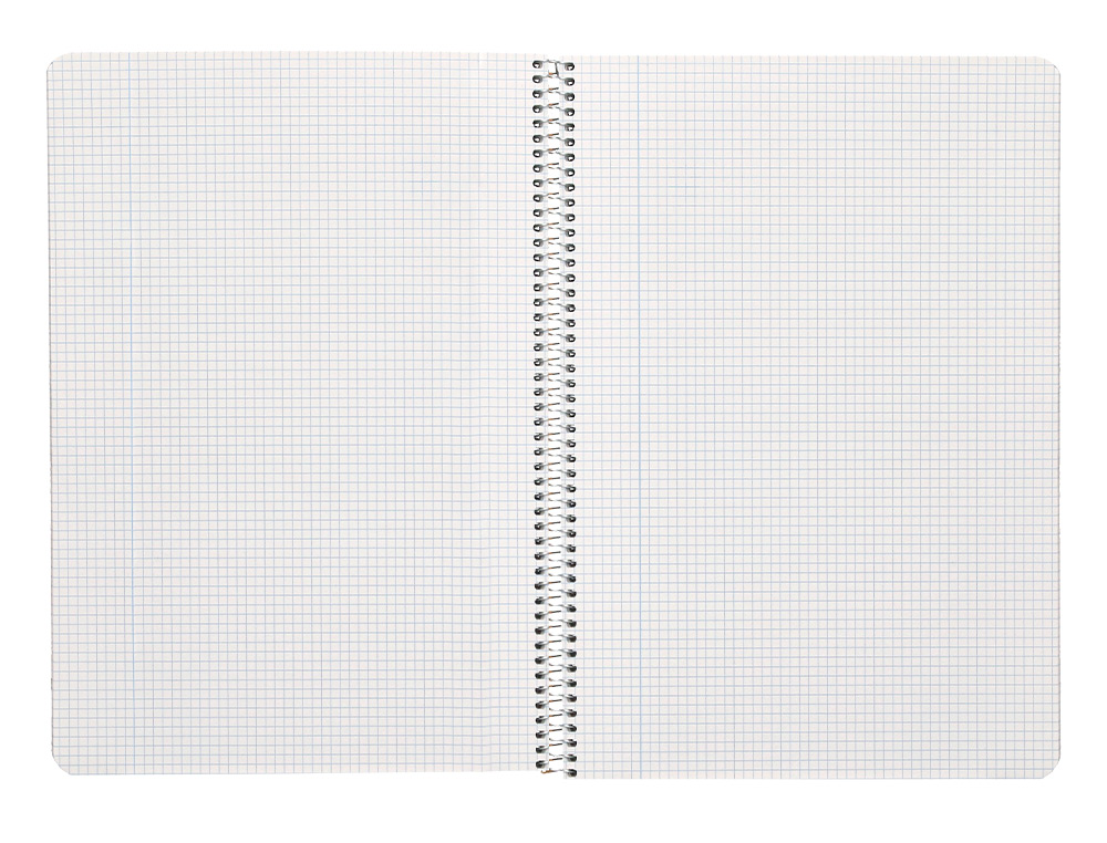 CUADERNO ESPIRAL LIDERPAPEL DIN A4 ECOUSE TAPA CARTULINA KRAFT 80H PAPEL RECICLADO 80 GR CUADRO 4MM CON MARGEN