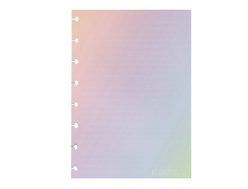 RECAMBIO CUADERNO INTELIGENTE RAINBOW DIN A5 RAYADO HORIZONTAL 120 GR