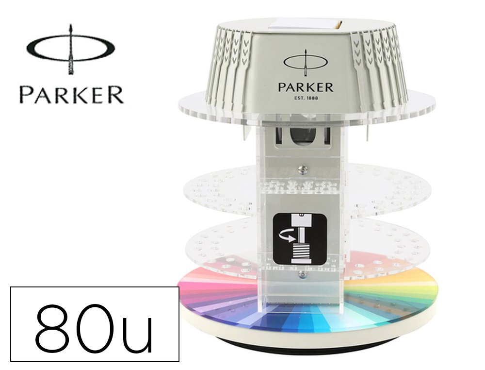 EXPOSITOR PARKER CAROUSEL METACRILATO VACIO