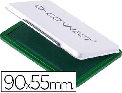 TAMPON Q-CONNECT N3 90X55 MM VERDE