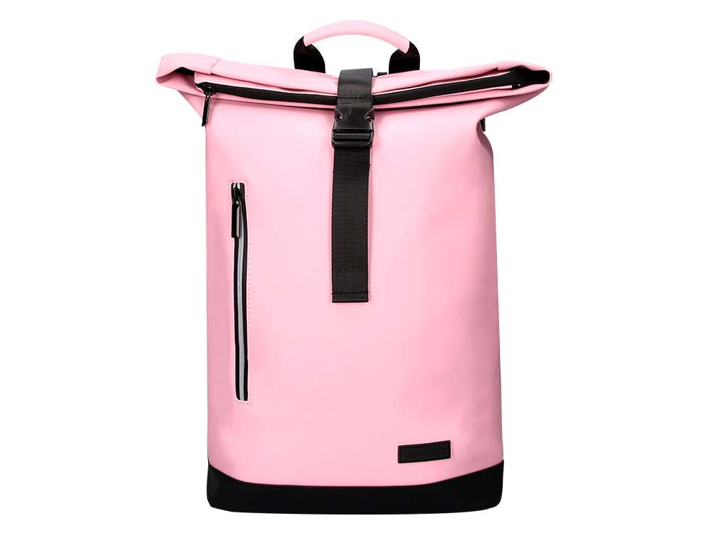 CARTERA ANTARTIK MOCHILA WATER PROOF ENROLLABLE DISEO CASUAL COLOR ROSA 480X130X280 MM