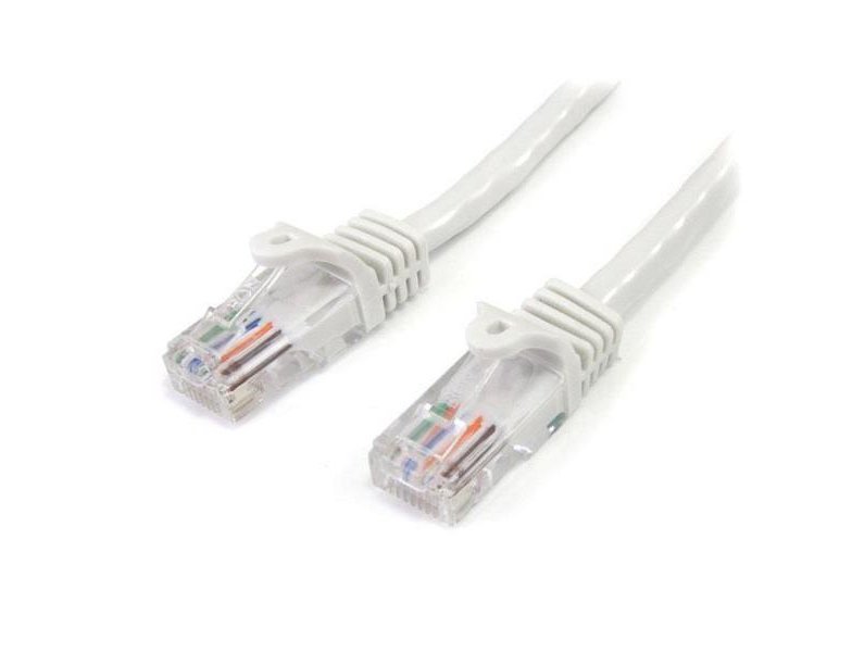 CABLE DE RED STARTECH ETHERNET RJ45 CAT5E LONGITUD 50 CM COLOR BLANCO
