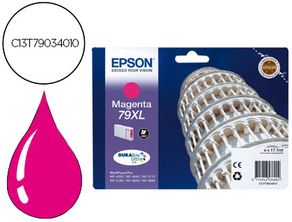 INK-JET EPSON 79XL 900P WF 4630 / 4640 / 5110 / 5620 / 5690 / 5690 MAGENTA -2.000 PAG-