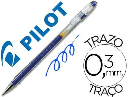 BOLIGRAFO PILOT G-1 AZUL TINTA GEL